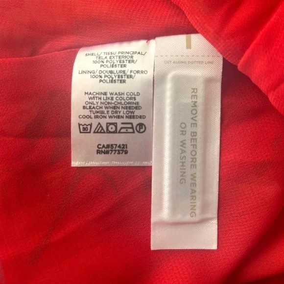 Loft dress new with tags! Size small women’s. Red with fun floral print. - Picture 9 of 10